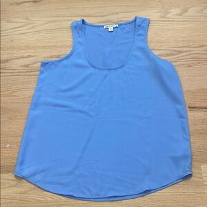 J. Crew Blue Sleeveless Relaxed Tank Top